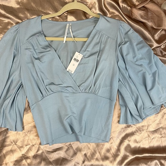 Draped V-Neck Top by Anthropologie - Picture 4 of 12